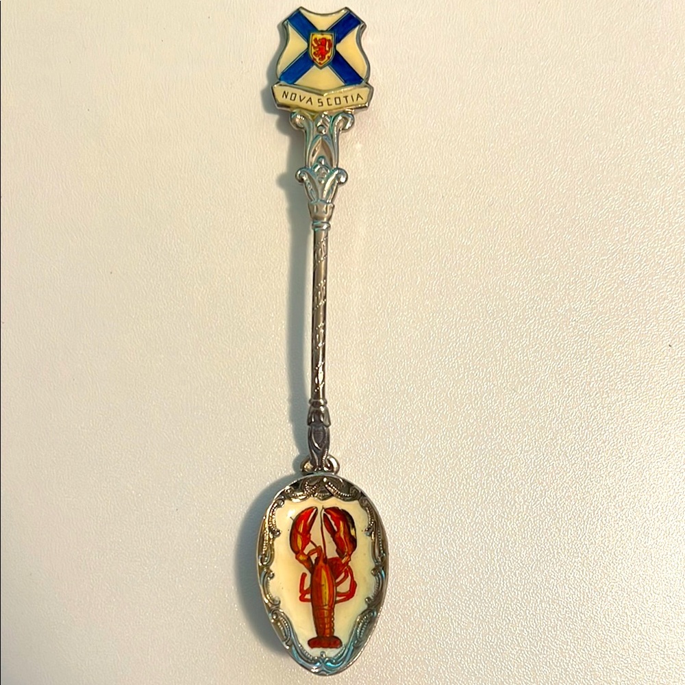 Nova Scotia Souvenir Spoon with Lobster Design